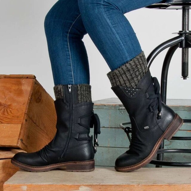 Hera | Elegante, Bequeme &amp; Stilvolle Damen Knöchelhigh Stiefel 1