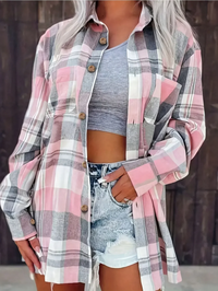 Freya | Lässiges Oversize Flanellhemd