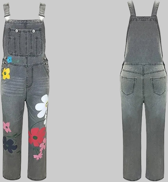 Hilda | Farbenfrohe, Handgefertigte Latzhose Damen – Bequeme Denim-Latzhose für Entspannte Tage 2