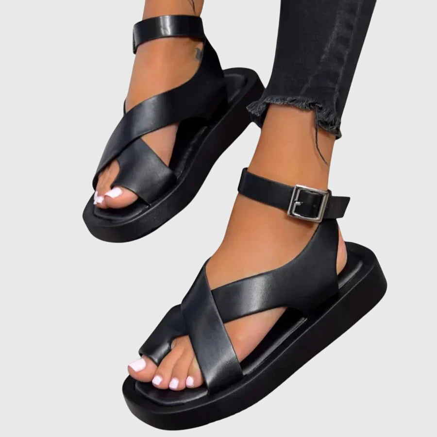 Imogen | Bequeme &amp; Stilvolle Riemchen-Gladiator-Plateausandalen für Damen 1