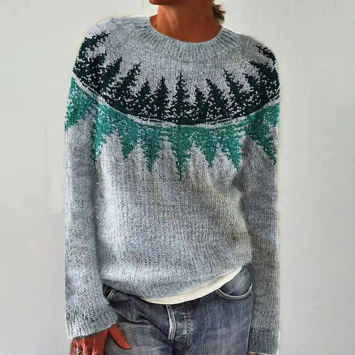 Isabella | Lebhafter und kuscheliger Retro-Streifenpullover 7