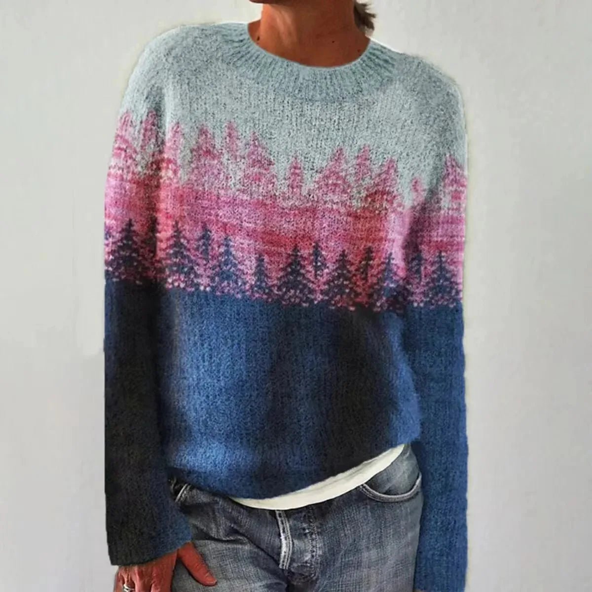 Isabella | Lebhafter und kuscheliger Retro-Streifenpullover 8
