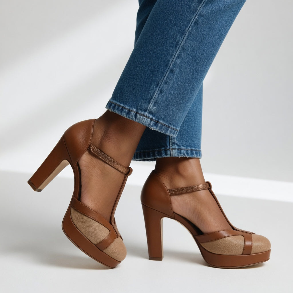 Isalie | Elegante Pumps Schwarz Blockabsatz – Ergonomisch & Zeitlos für Jeden Anlass 1