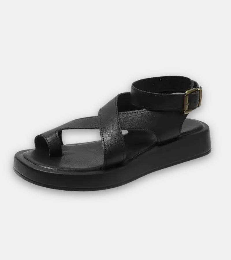 Ismene | Elegante, Federleichte Damen Sandalen mit Fußgewölbestütze 0