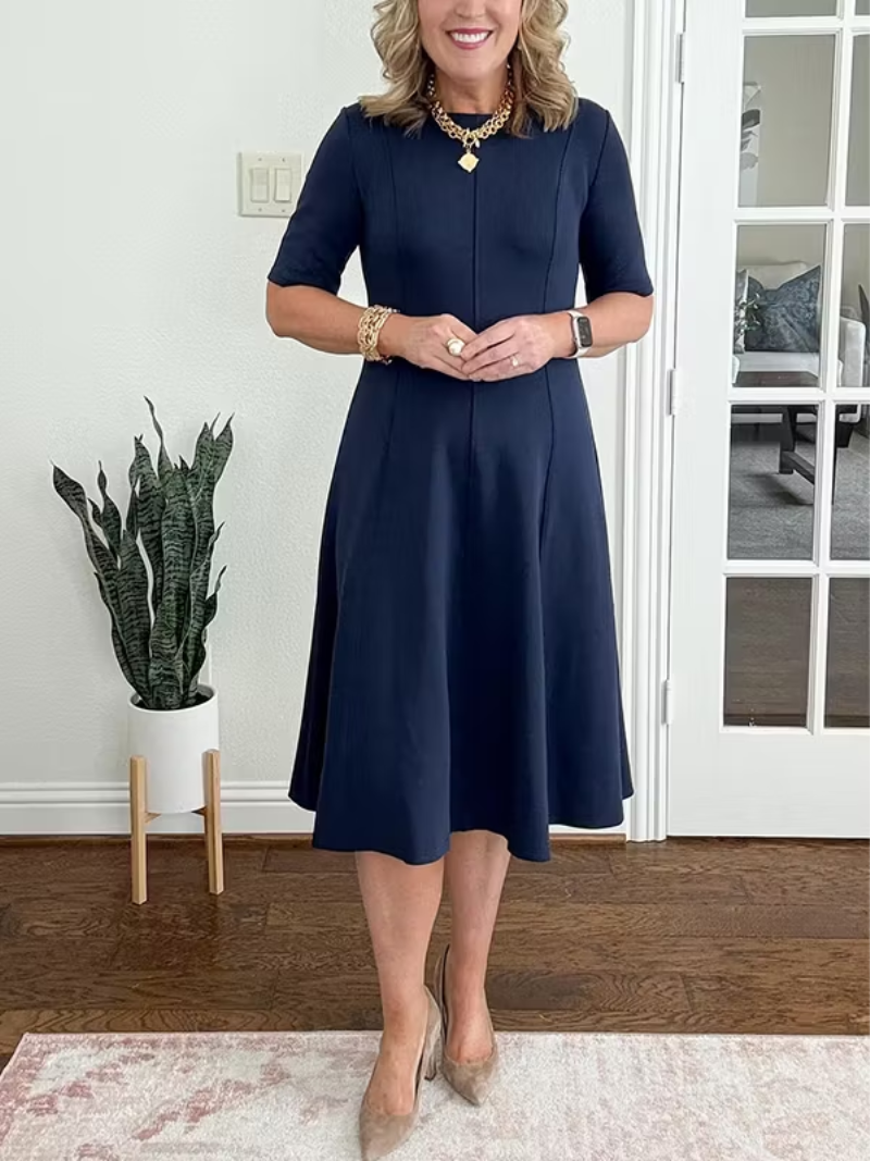 Ivanelle | Elegantes, Fließendes &amp; Vielseitiges Midi-Kleid 0