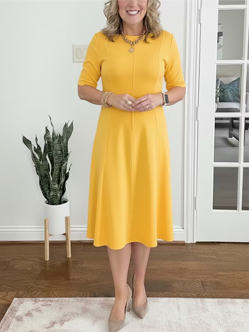 Ivanelle | Elegantes, Fließendes &amp; Vielseitiges Midi-Kleid 1