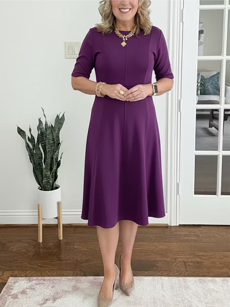Ivanelle | Elegantes, Fließendes &amp; Vielseitiges Midi-Kleid 3