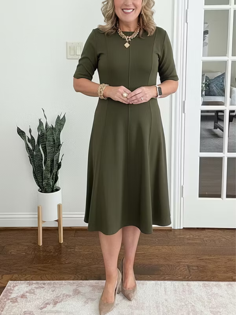 Ivanelle | Elegantes, Fließendes &amp; Vielseitiges Midi-Kleid 5