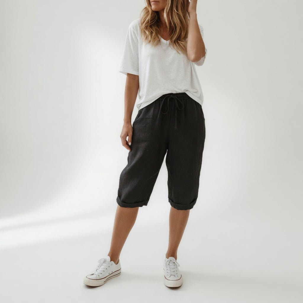Ivarael | Atmungsaktive, Bequeme & Knielange Bermuda Shorts für Damen 3