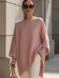 Mila | Stilvoller und eleganter Oversize Strickpullover