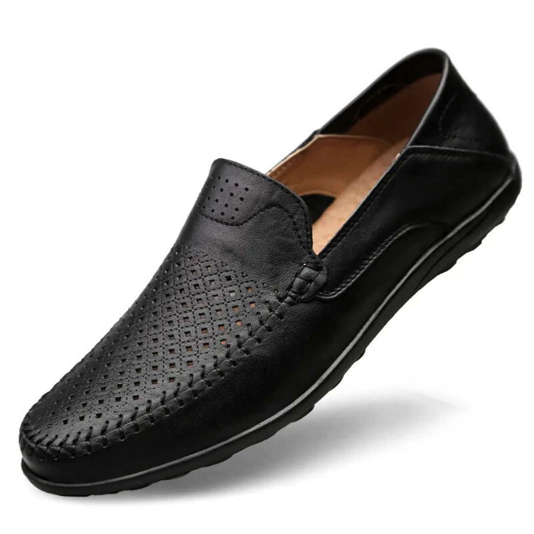 Jelle | Atmungsaktive Loafer aus echtem Leder 0