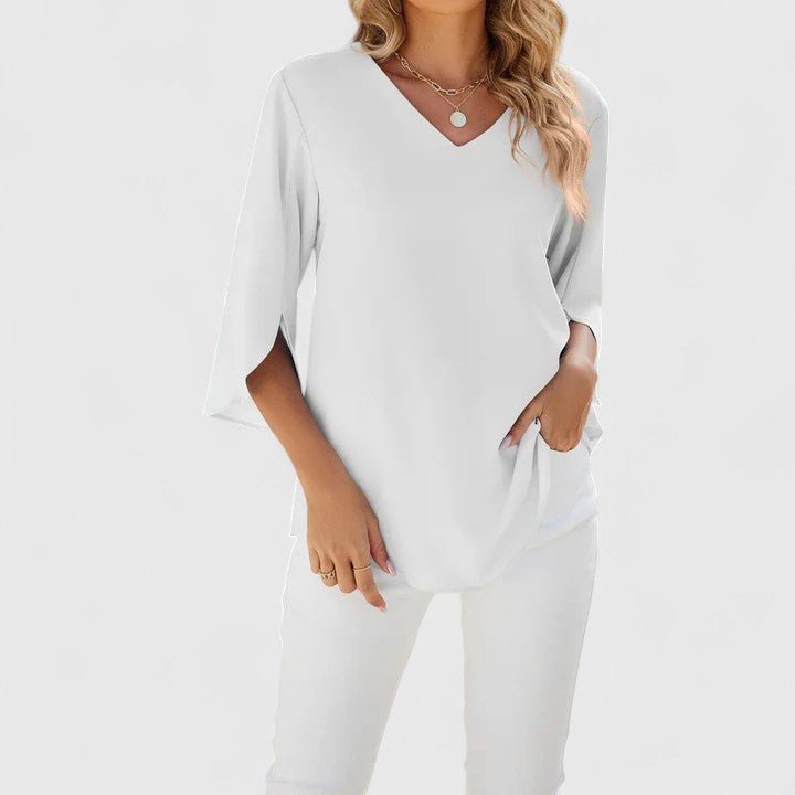 Jessica | Bequeme und elegante Chiffonbluse mit Rüschen 9