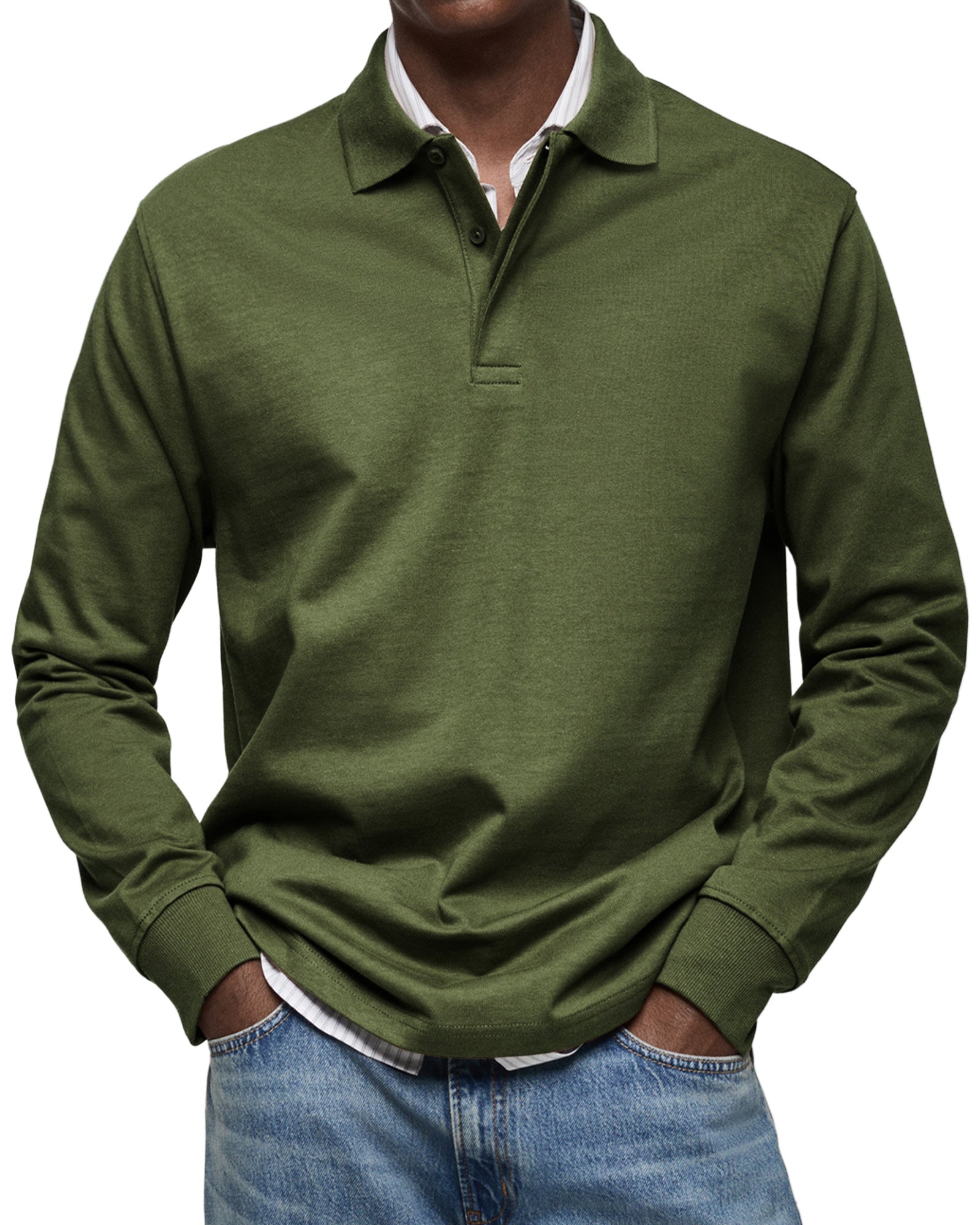 Jovian | Bequemes Herren Poloshirt Langarm – Atmungsaktiv, Elegant & Vielseitig Kombinierbar 8