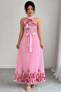 Mila | Elegantes und romantisches Blumenmuster Midikleid