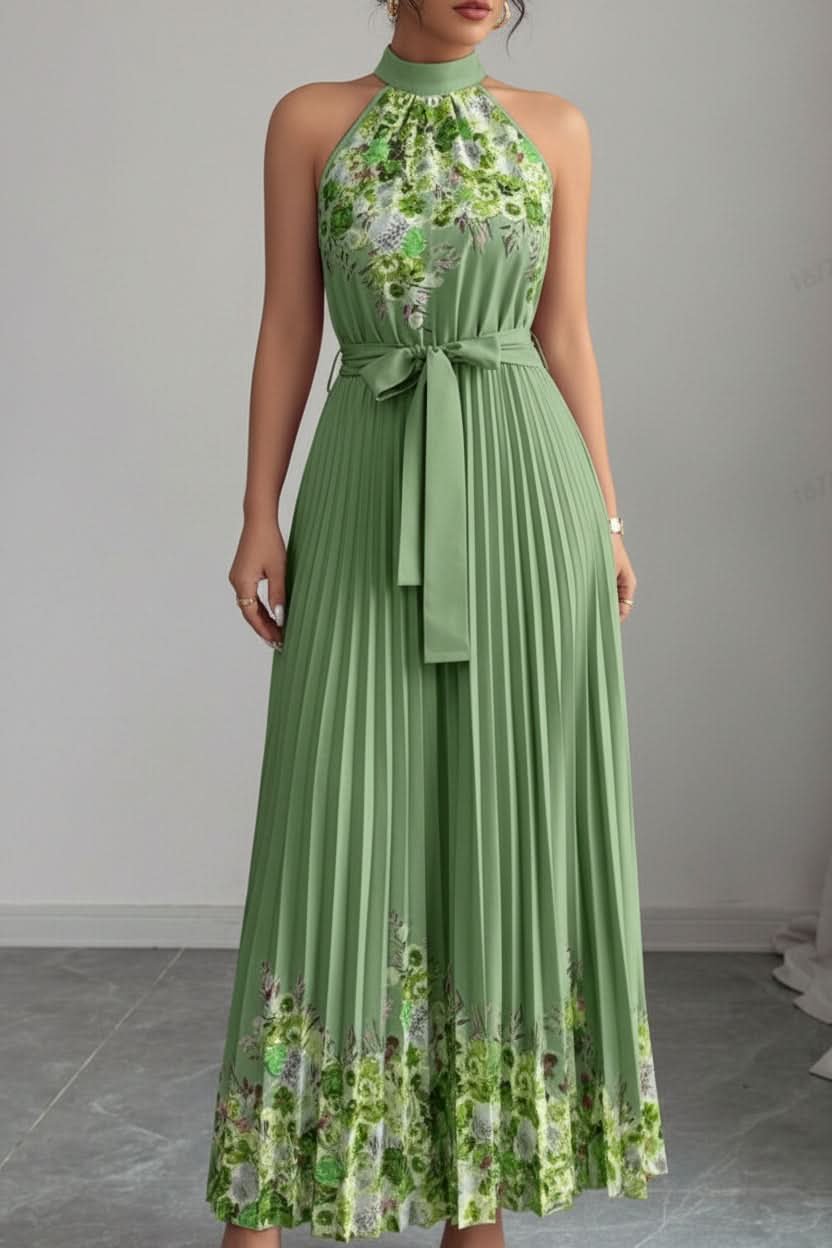 Julia | Romantisches, geblümtes Plissee-Midikleid 18