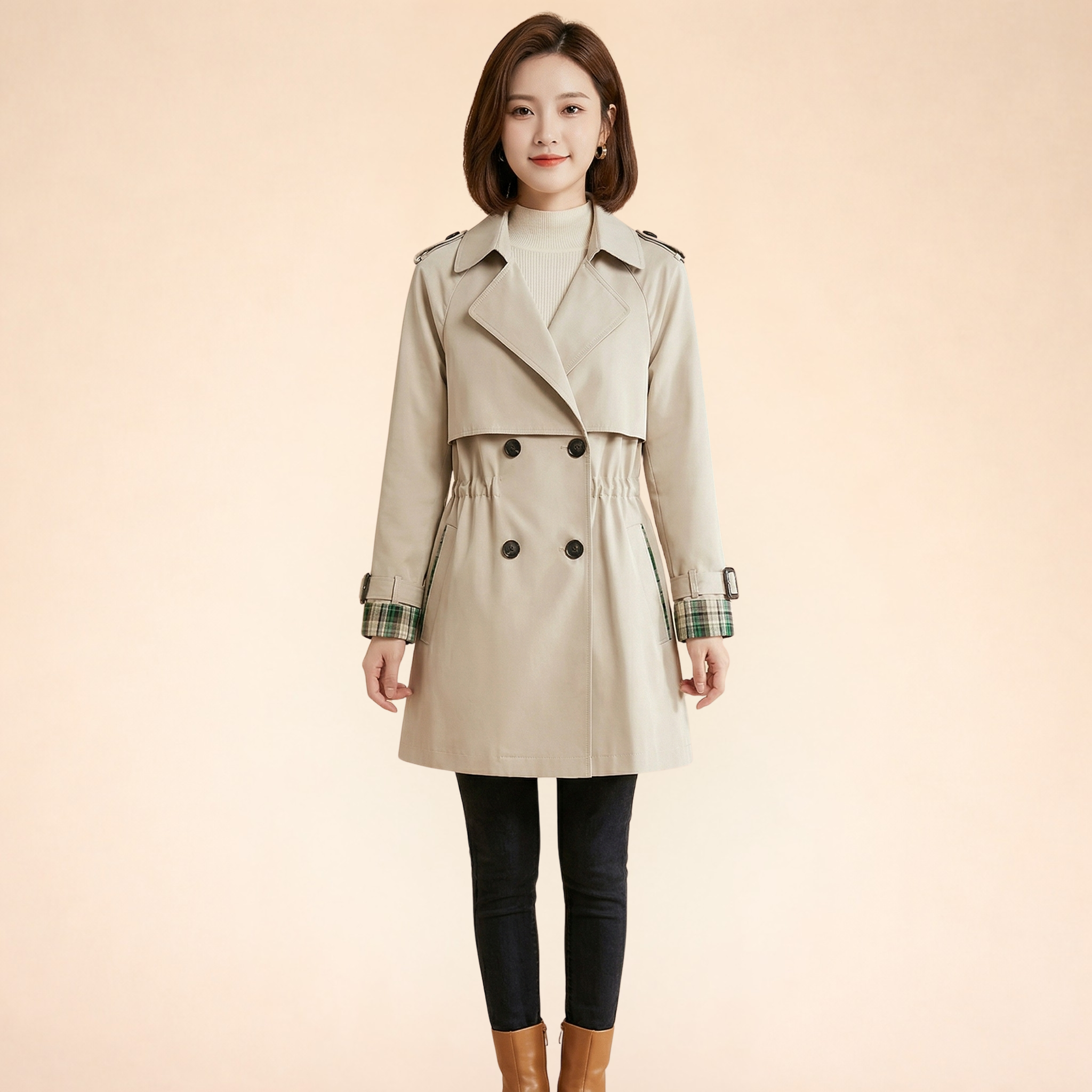 Julia | Zeitloser und bequemer Trenchcoat 1