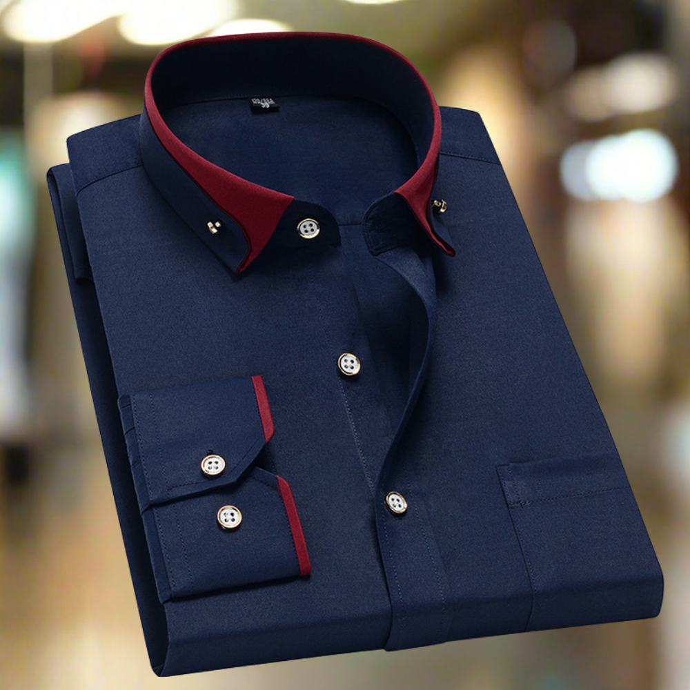 Julius | Herrenhemd Langarm Baumwolle Modern Fit Atmungsaktiv Elegant 7