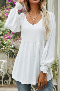 Karolin | Bequeme und feminine Babydoll Tunika Top