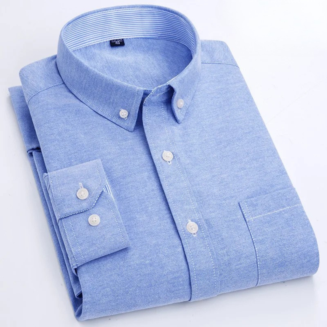Karo | Elegantes Langarmshirt Herren – Atmungsaktiv, Klassisch & Vielseitig 0