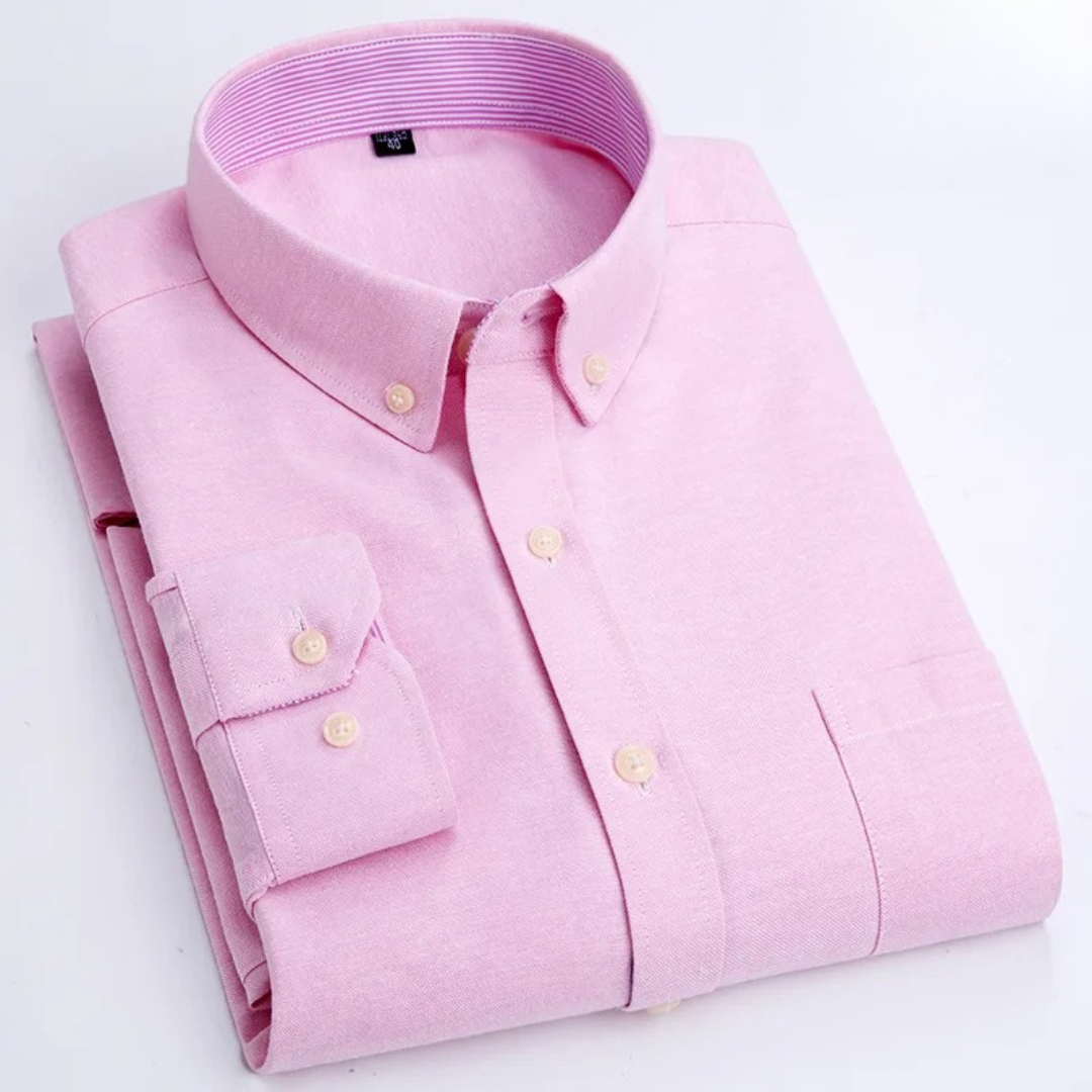 Karo | Elegantes Langarmshirt Herren – Atmungsaktiv, Klassisch & Vielseitig 6