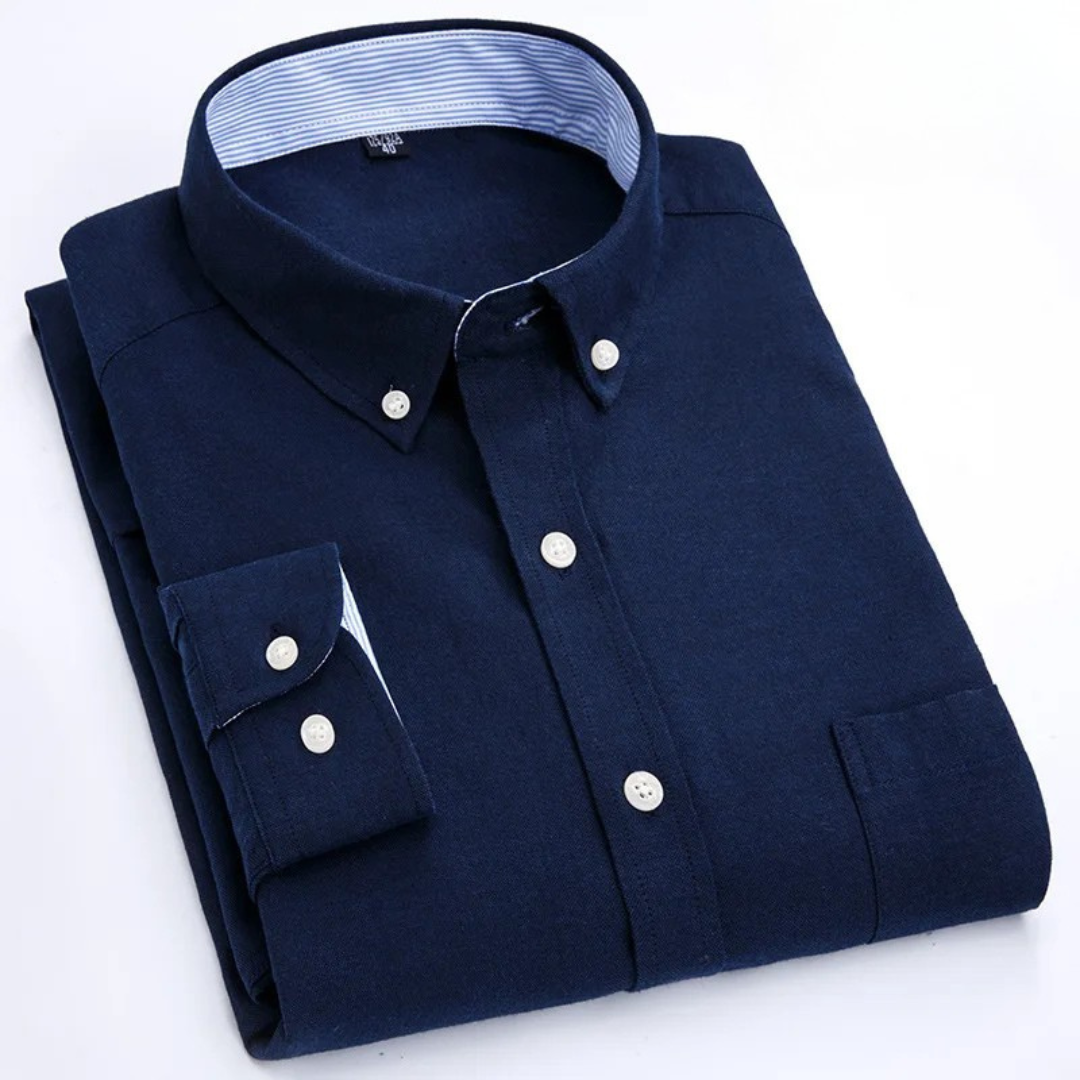 Karo | Elegantes Langarmshirt Herren – Atmungsaktiv, Klassisch & Vielseitig 8
