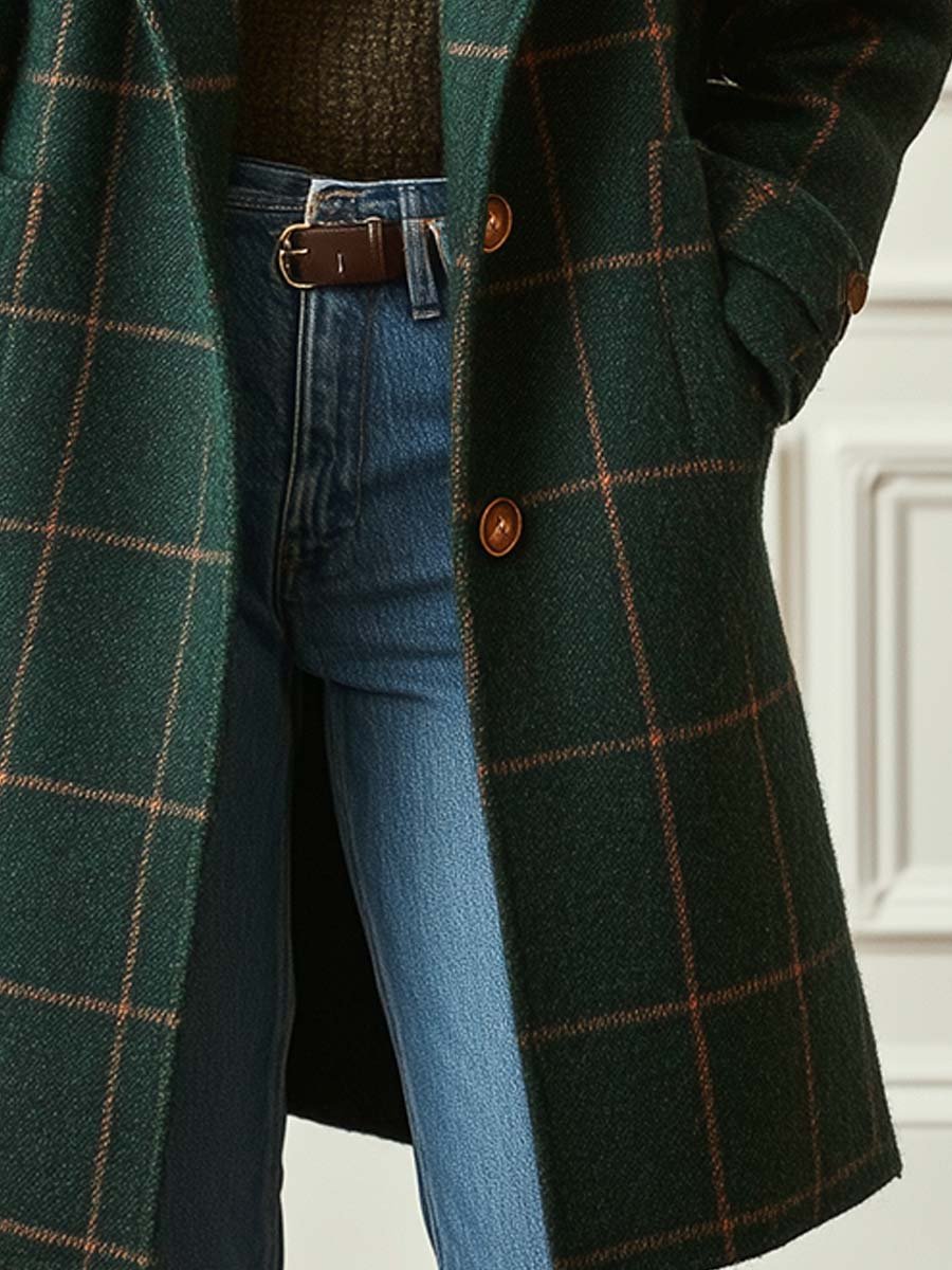 Kendra | Eleganter, Warm & Stilvoller Langer Damen Mantel für den Winter 5
