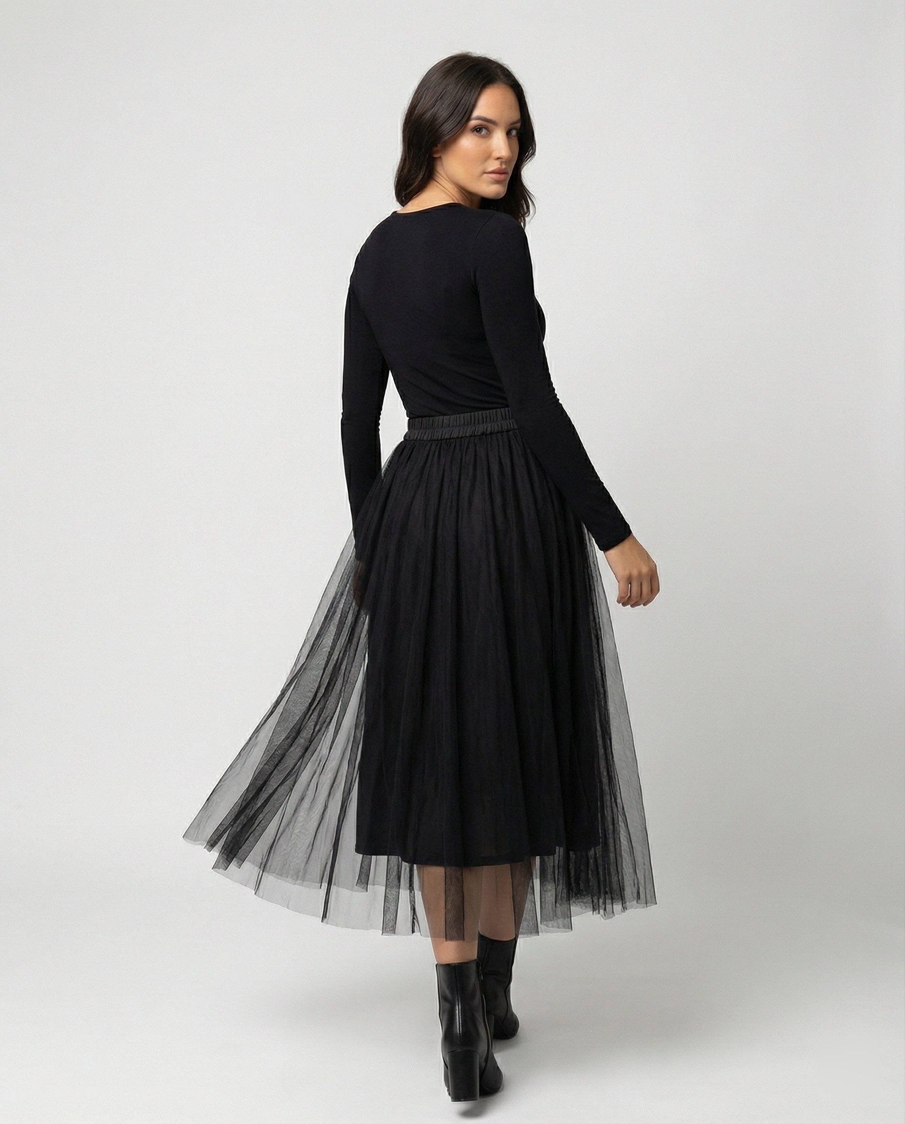 Klara | Eleganter, Bequemer & Vielseitiger Knöchellanger Rock mit Hoher Taille 3
