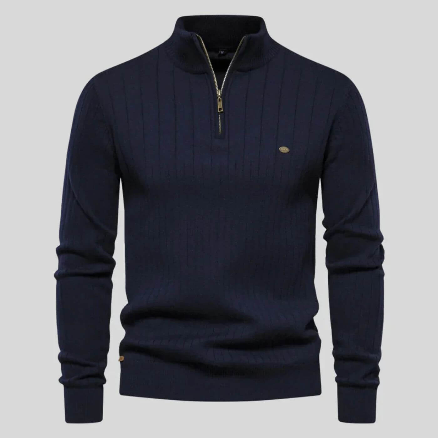 Klaus | Premium-Komfortpullover mit halbem Reißverschluss für jeden Tag 0