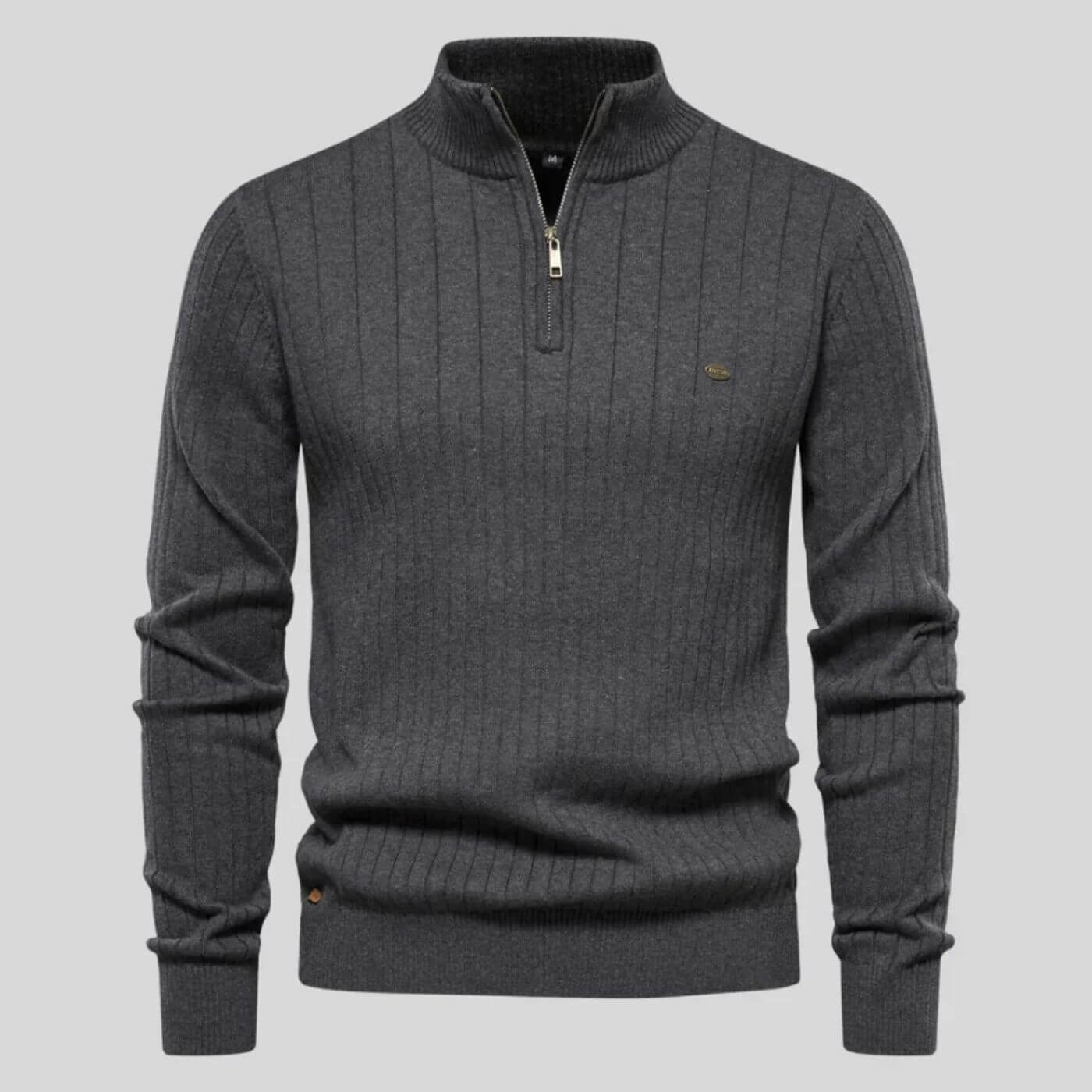 Klaus | Premium-Komfortpullover mit halbem Reißverschluss für jeden Tag 8