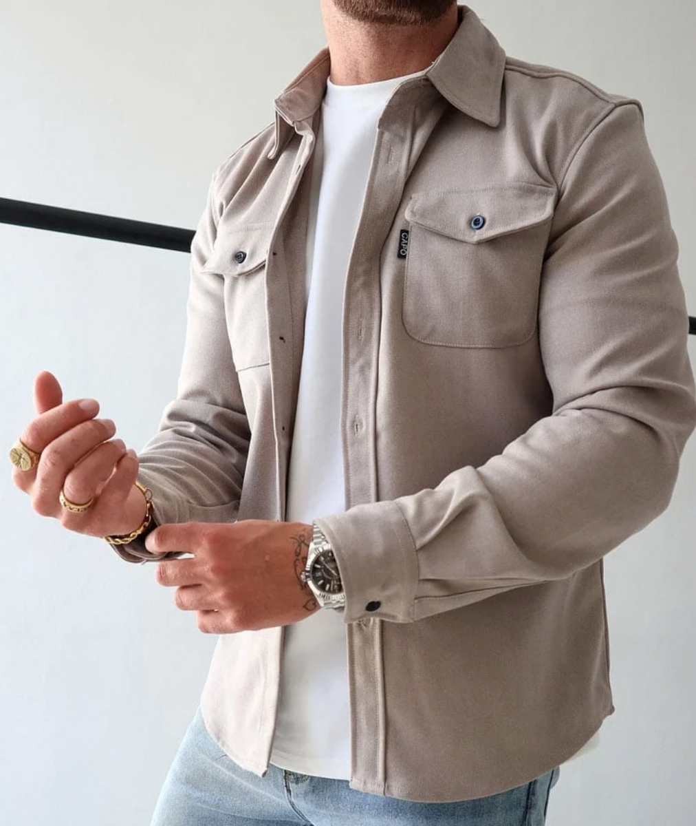 Lamar | Herren Hemdjacke – Atmungsaktiv, Stylisch & Vielseitig 0