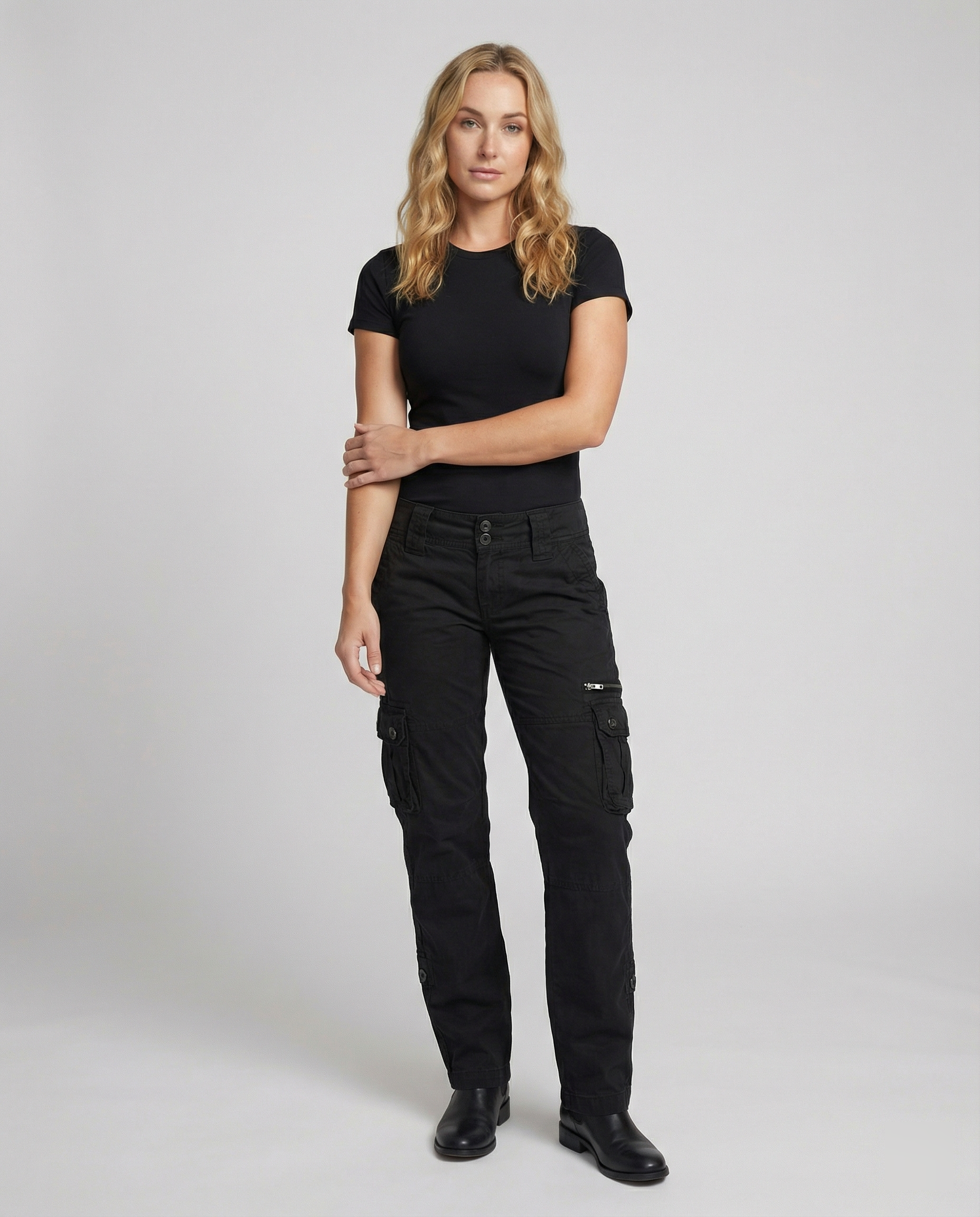 Lana | Cargohose Damen Urban Leicht Bewegungsfreiheit Regular Fit 1