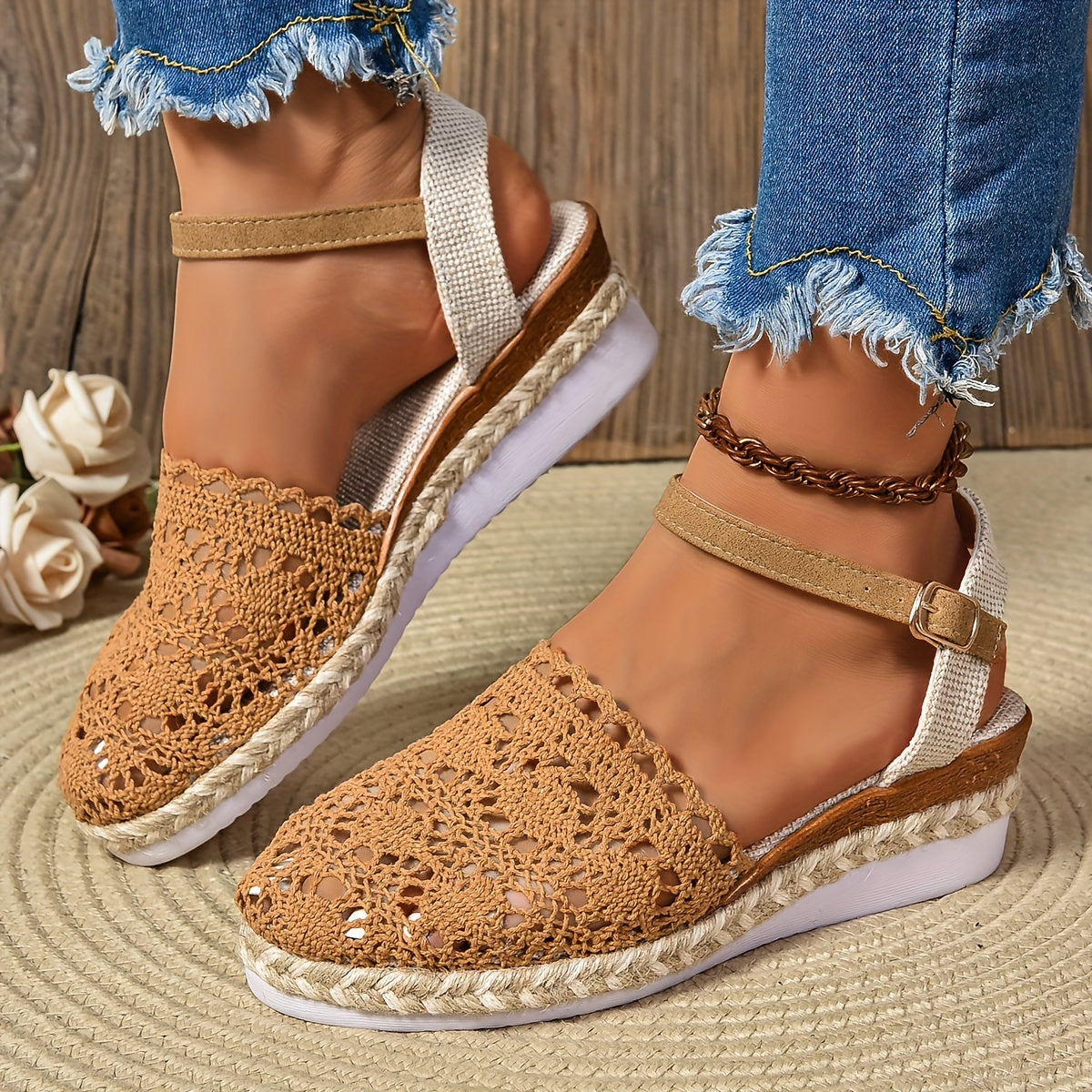 Lara | Sandalen Damen Verstellbar Atmungsaktiv Komfort Elegant 7