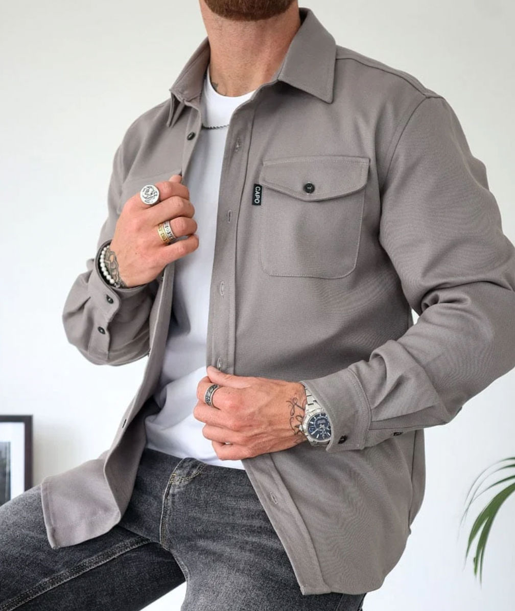 Lennox | Hemdjacke Herren Atmungsaktiv Stylisch Komfortabel Casual Fit 3