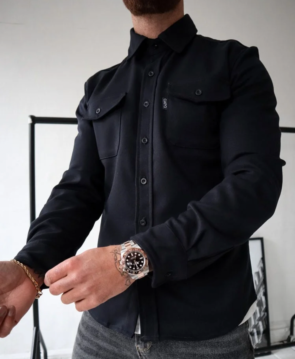 Lennox | Hemdjacke Herren Atmungsaktiv Stylisch Komfortabel Casual Fit 5