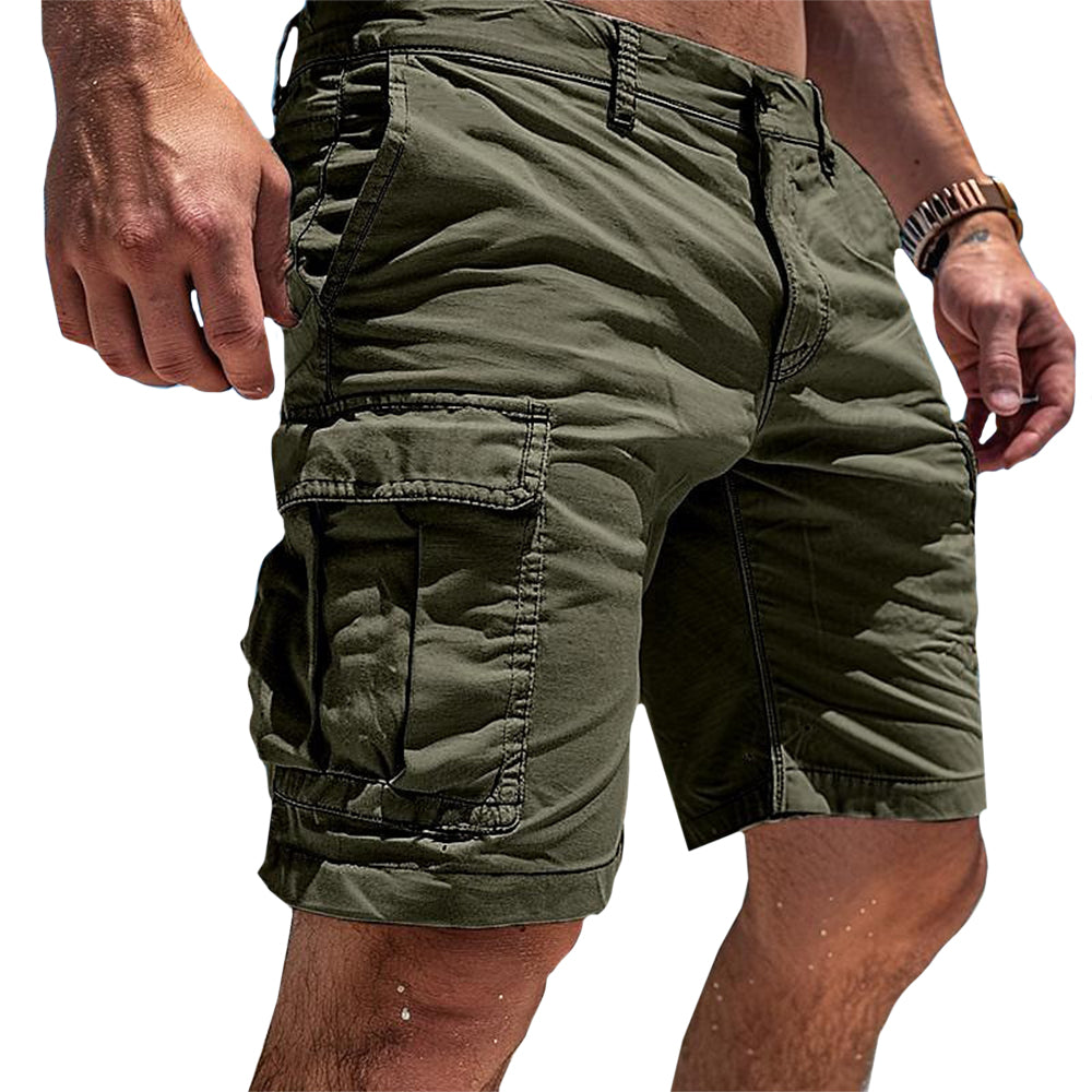 Liam | Cargo Shorts Herren Multitaschen Regular Fit Baumwollmischung 2
