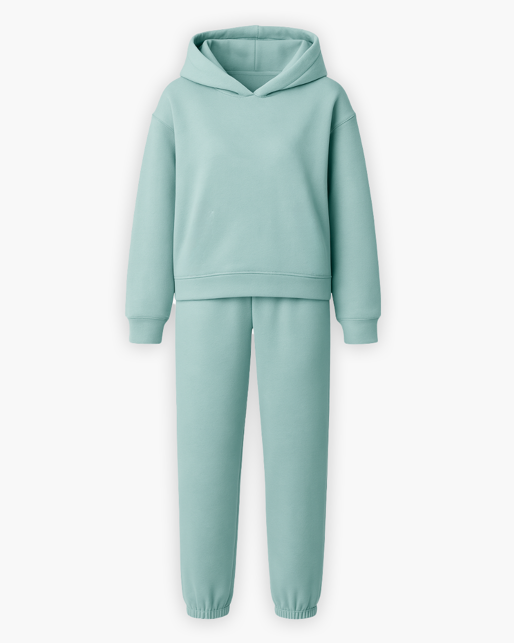 Lockerer Jogginganzug mit Kapuze und Bündchen