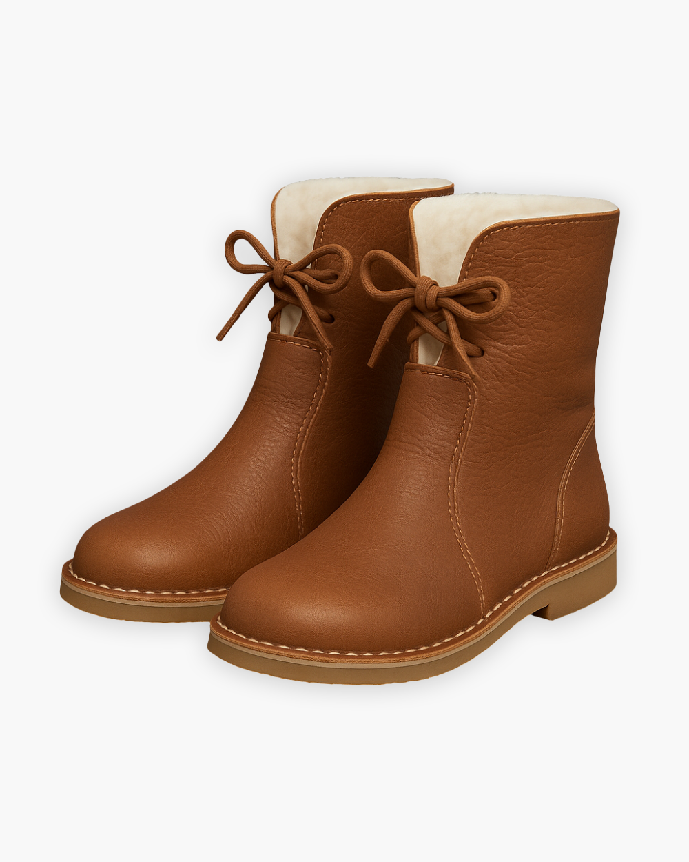 Gefütterte Winterboots mit rutschfester Sohle