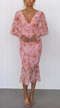 Camille | Florales & Elegantes Hochzeitsgastkleid