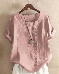 Amelie | Zeitloses und Elegantes Damen Leinenoberteil