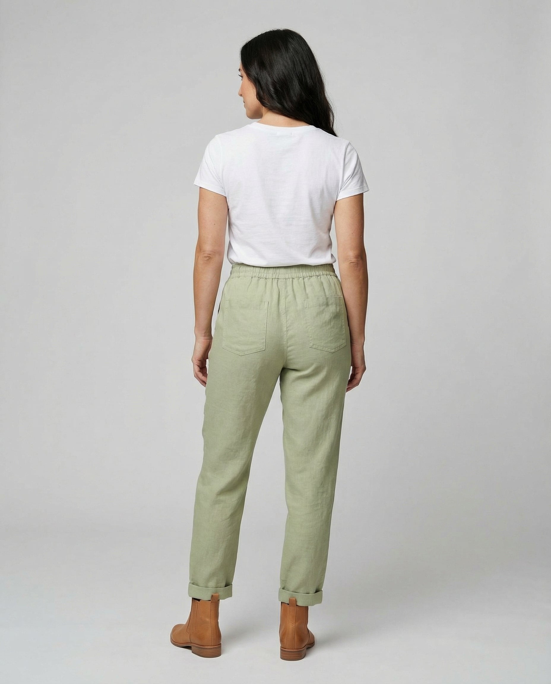 Lina | Luftige, Atmungsaktive &amp; Elegante Damen Leinenhose 3