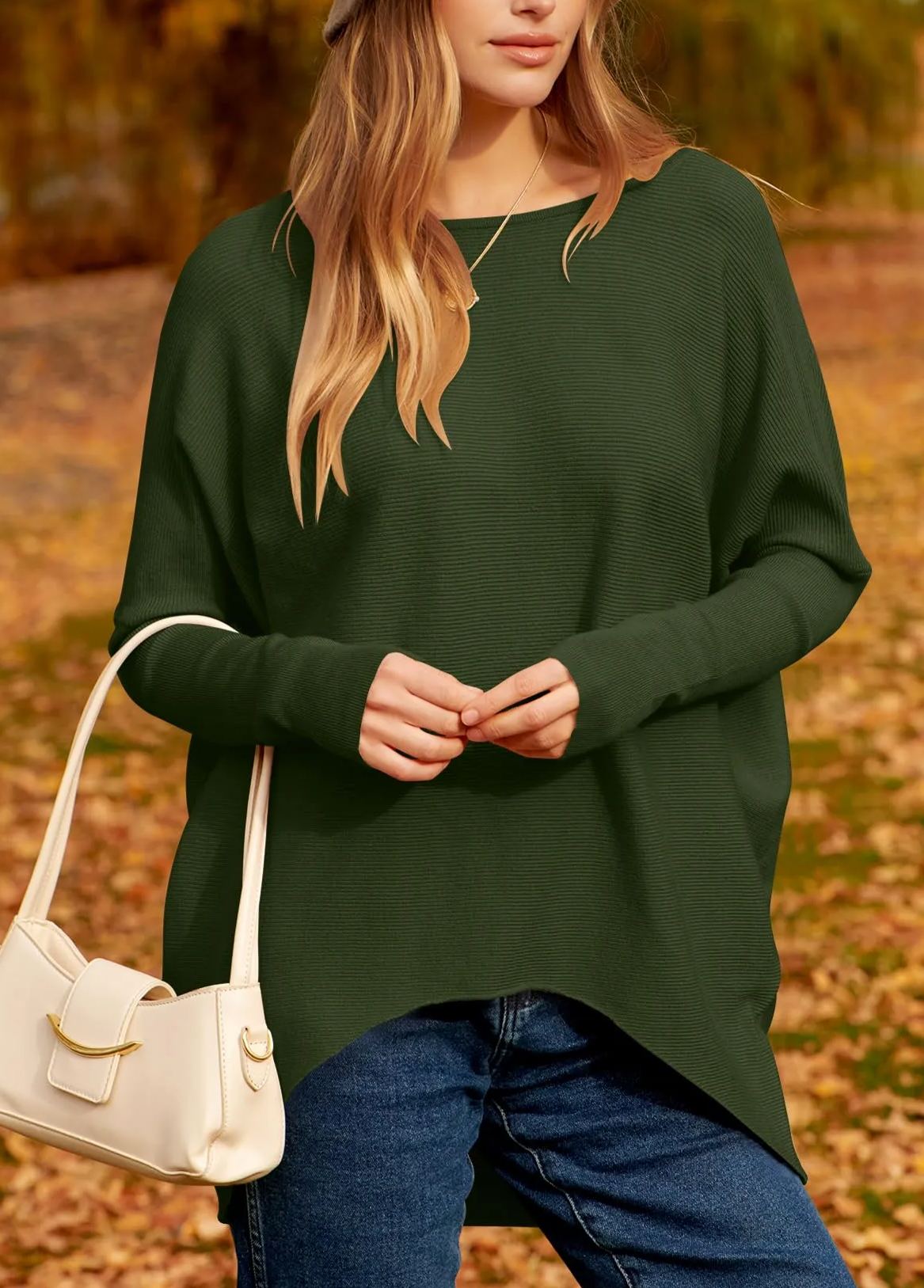 Liora | Leichter, Weicher &amp; Übergroßer Rippstrickpullover 4