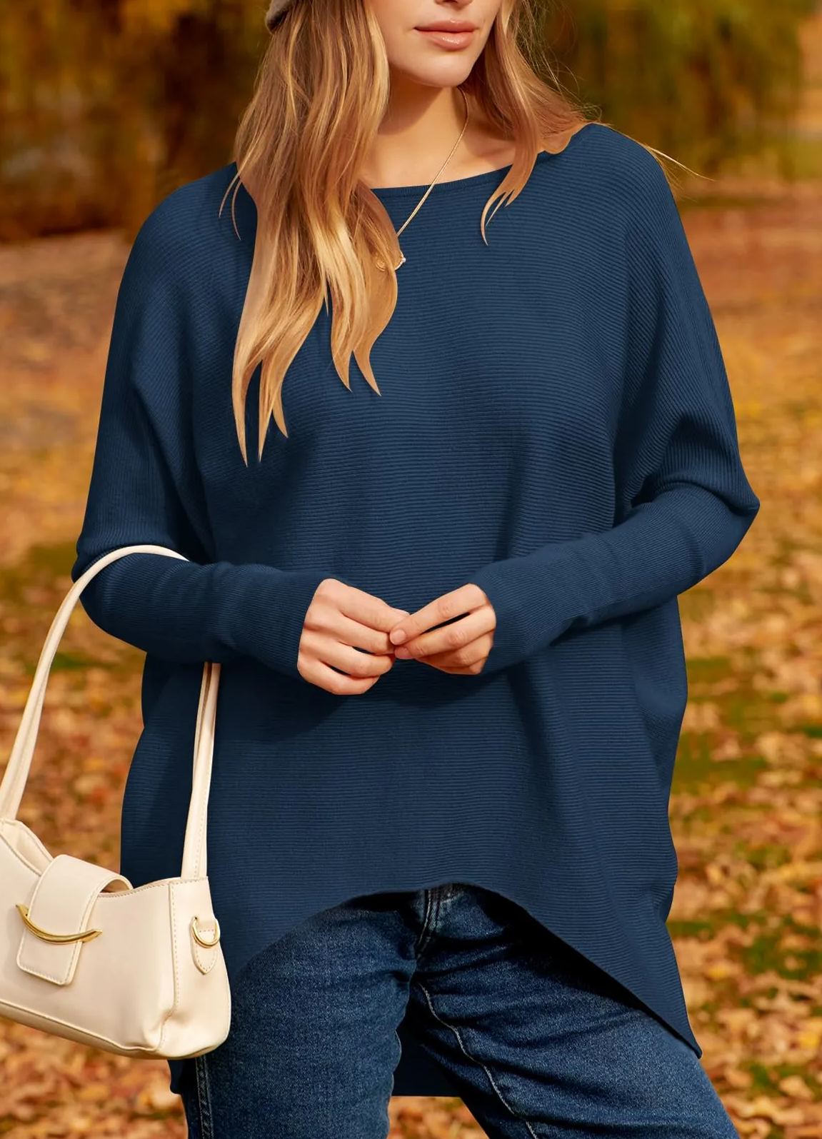 Liora | Leichter, Weicher &amp; Übergroßer Rippstrickpullover 5