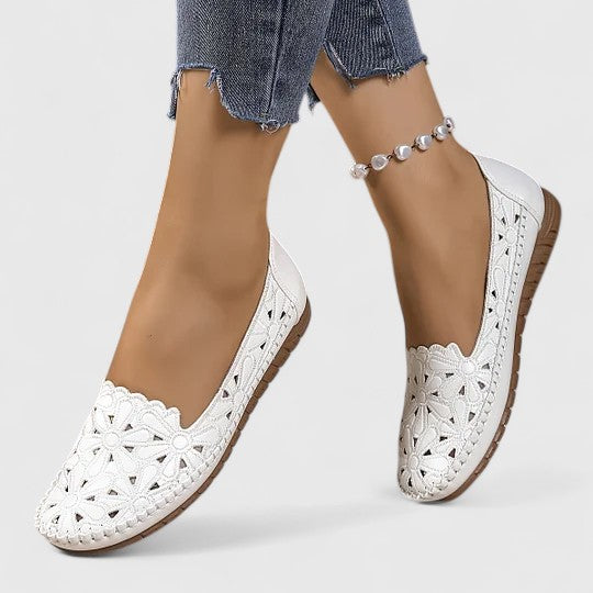 Livia | Atmungsaktive, Bequeme & Stilvolle Damen Slip-on-Flats 0
