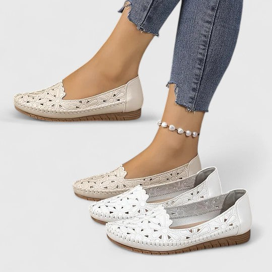 Livia | Atmungsaktive, Bequeme & Stilvolle Damen Slip-on-Flats 1