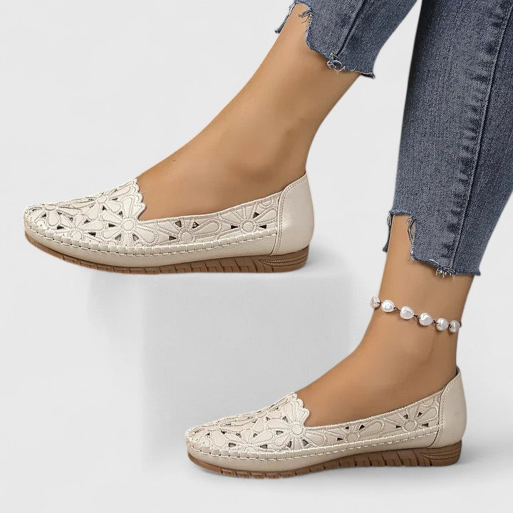 Livia | Atmungsaktive, Bequeme & Stilvolle Damen Slip-on-Flats 3