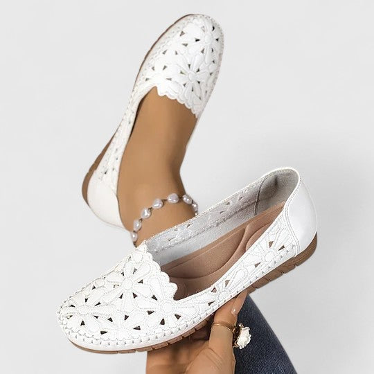 Livia | Atmungsaktive, Bequeme & Stilvolle Damen Slip-on-Flats 5