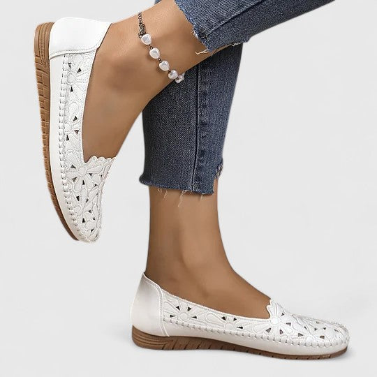 Livia | Atmungsaktive, Bequeme & Stilvolle Damen Slip-on-Flats 8