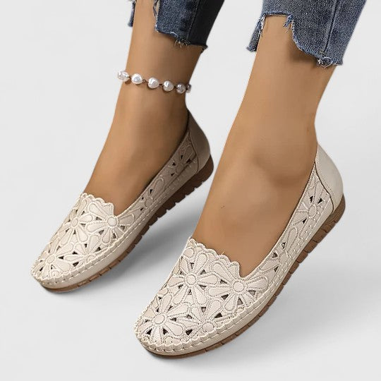 Livia | Atmungsaktive, Bequeme & Stilvolle Damen Slip-on-Flats 9