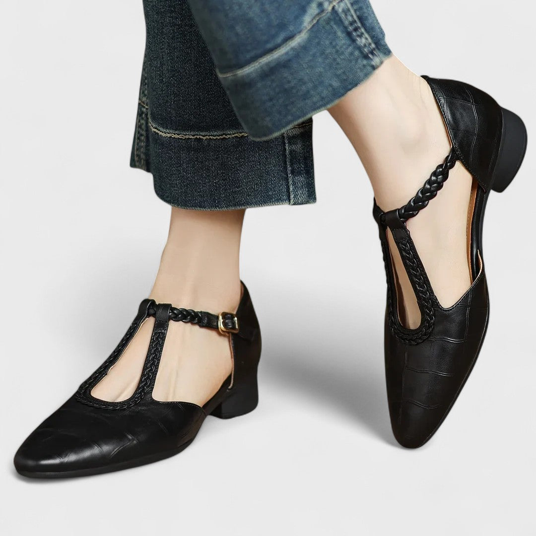 Livia | Bequeme Mary-Jane Schuhe Damen aus Leder 5