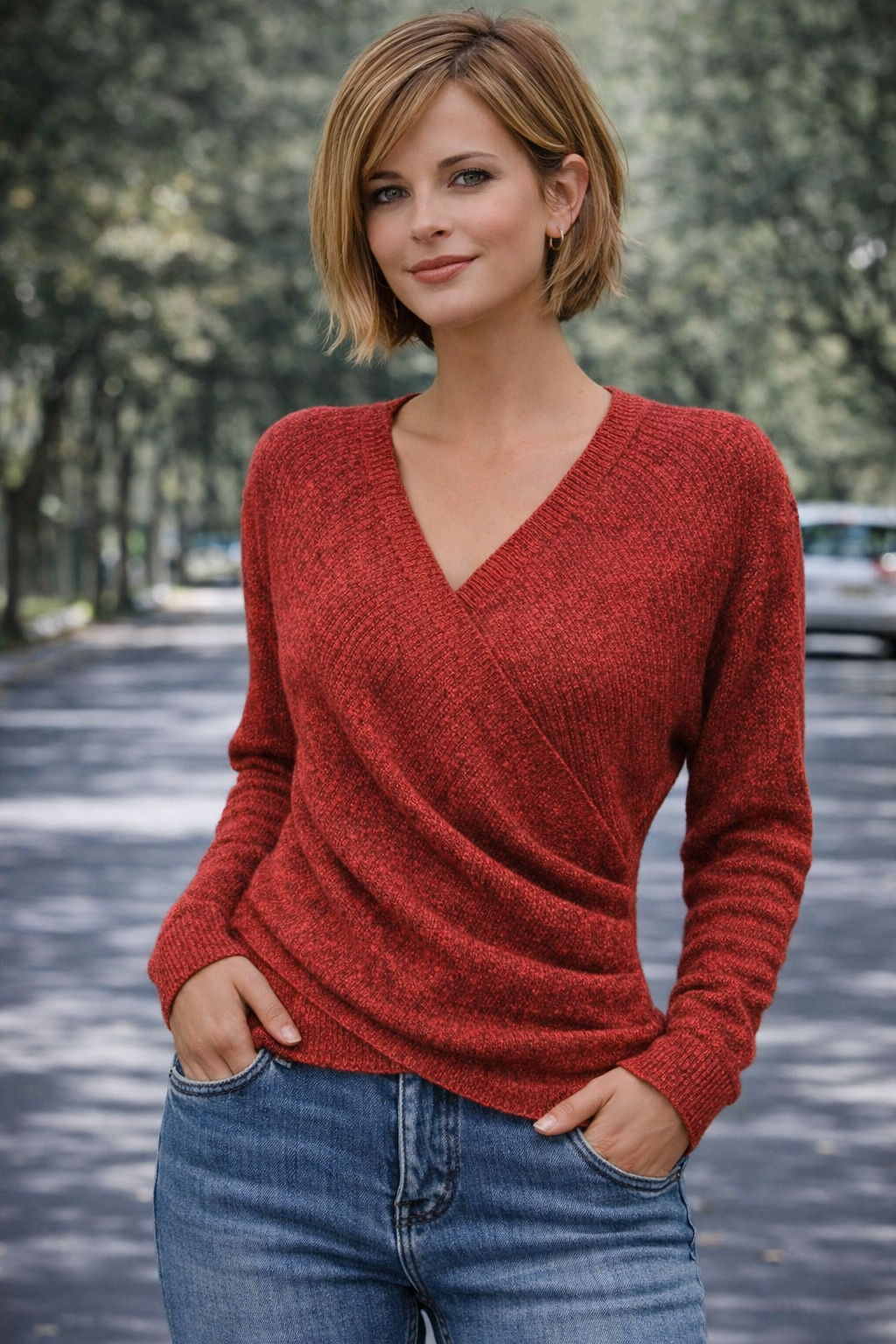 Livia | Eleganter Damenpullover Langarm für Jeden Anlass 2